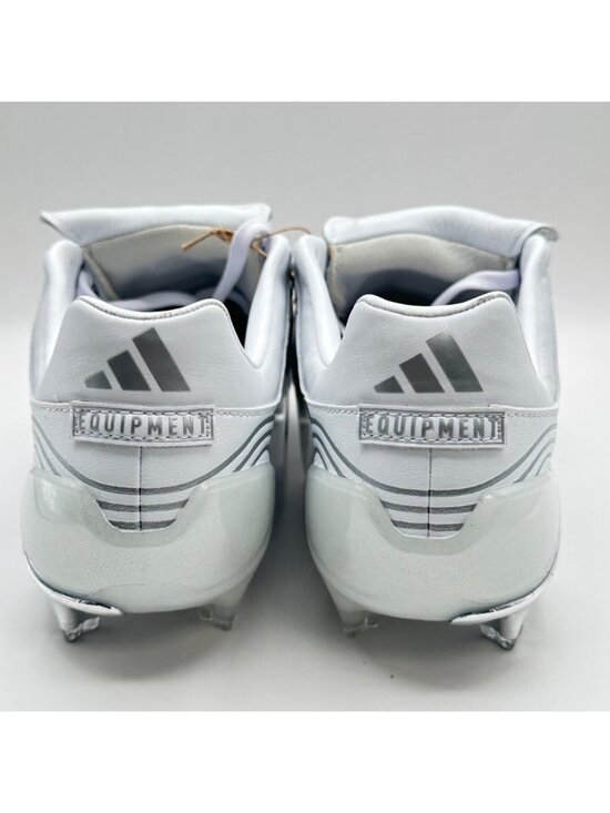 Men\'s Adidas Predator Precision Fg White Silver Metallic Soccer JS0571 Sz 8 NEW main image 10